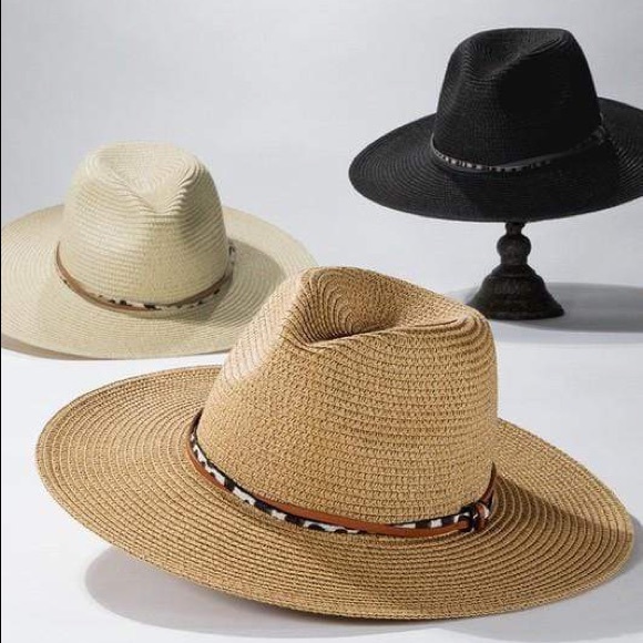 Get The Facts Panama Hat Double Trim-Dark Natural - Picture 5 of 8
